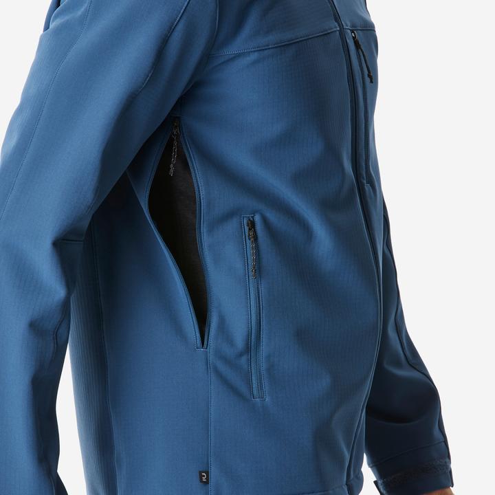 Actual product image Forclaz Men's softshell jacket - MT500 Windwarm blue (L)
