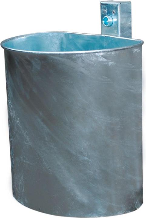 Actual product image Renner Helmuth Outdoor waste collector, hot dip galvanised, capacity 20 l, body not perforated (20 l)