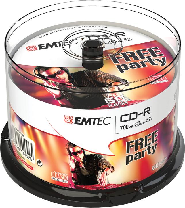 Actual product image Emtec Classic - 50 x CD-R - 700 MB (80 min) 52x (50 x)