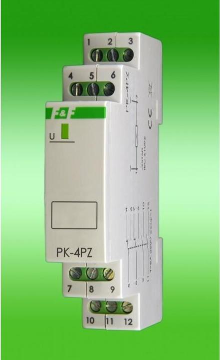 Actual product image F&R Electromagnetic relay 230V 4x8A - PK4PZ
