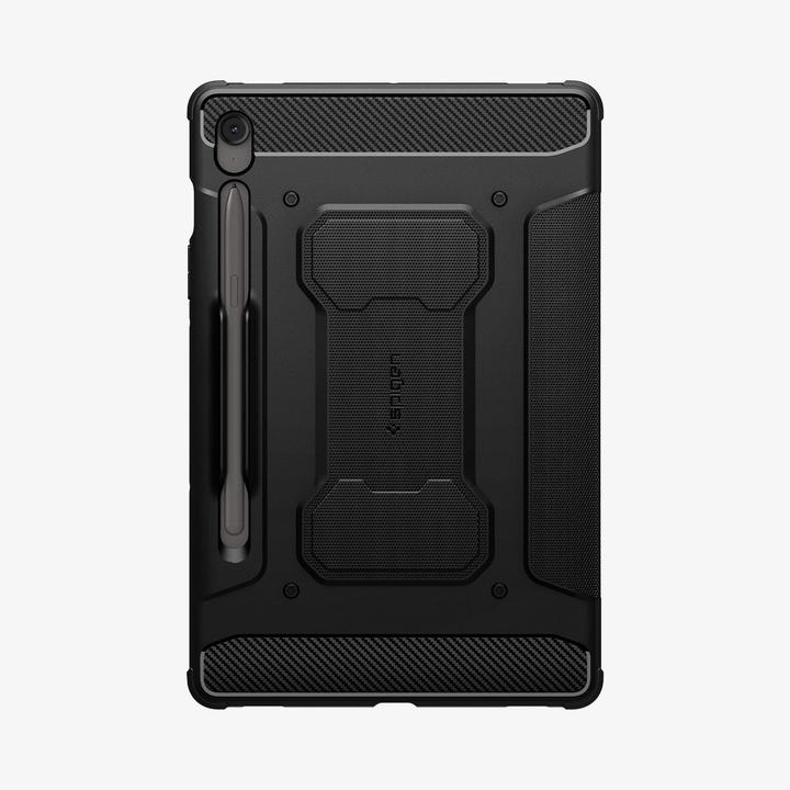 Actual product image Spigen Rugged Armor Pro Galaxy Tab S10 FE Case Matte Black (Samsung Galaxy Tab S10 FE)