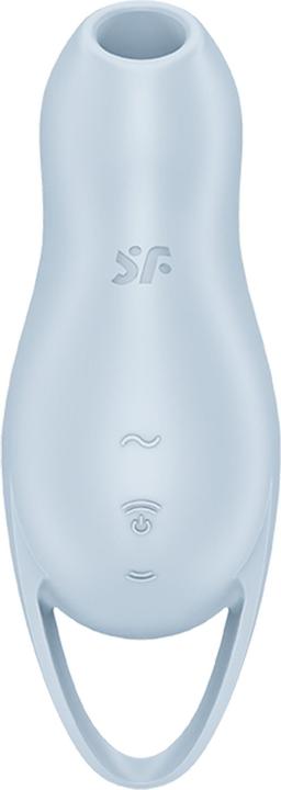 Actual product image Satisfyer Pocket Pro 1 Clitoris Stimulator Light Blue