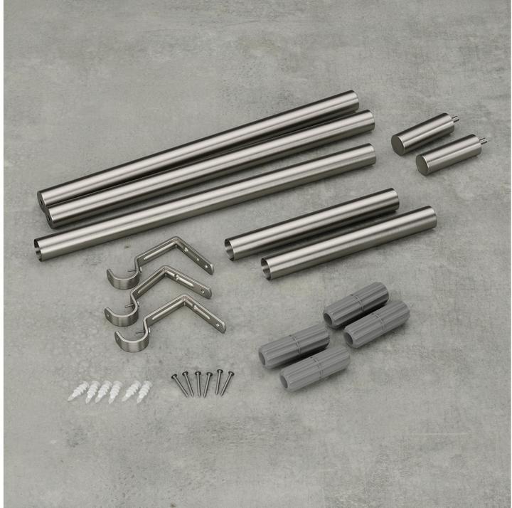 Produktbild Umbra Vorhangstange Zen 81 - 163 cm, Silber