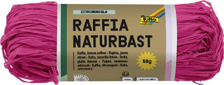 Image du produit Folia Raphia naturel rose mat 0,5 mm x 50,0 g (Ruban, 1 x)