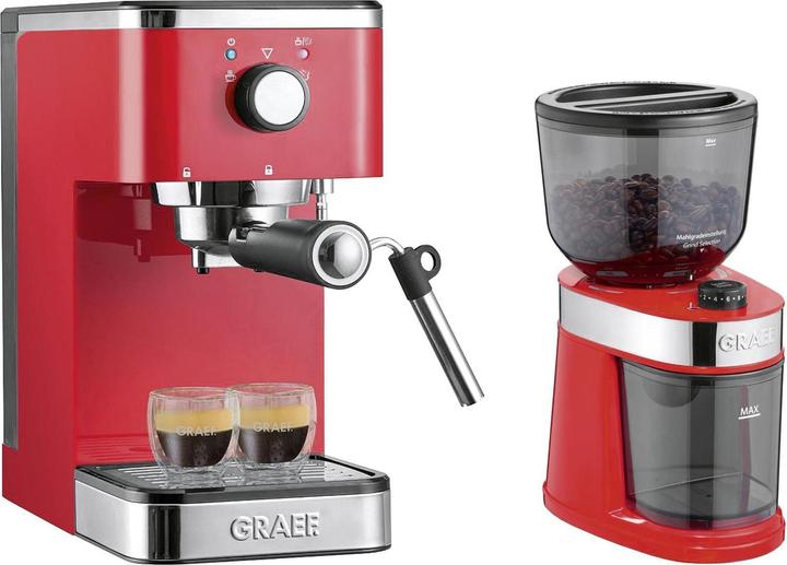Produktbild Graef Siebträger-Espressomaschine ES 403 salita mit Kaffeemühle CM 203 (EU-Stecker)