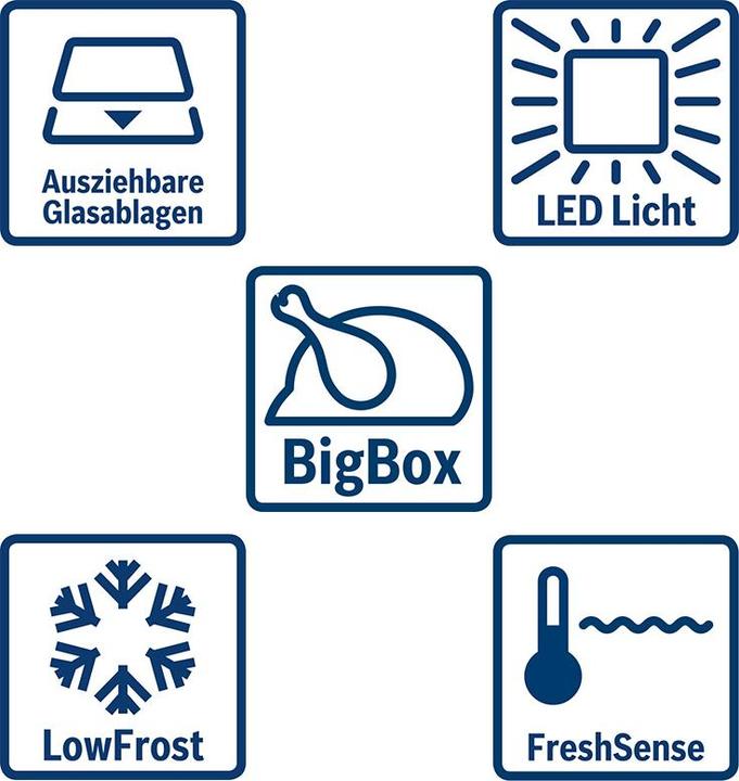 Produktbild Bosch Hausgeräte KGV58VLEAS (503 l)
