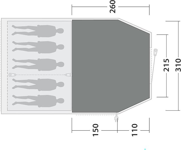 Produktbild Outwell Cozy Teppich Nevada 5, Produkttyp: Zeltteppich, Material