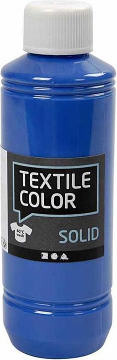 Creativ Company Textile Color Vernice coprente per tessuti - Blu brillante, 250 ml (Blu brillante, 250 ml)