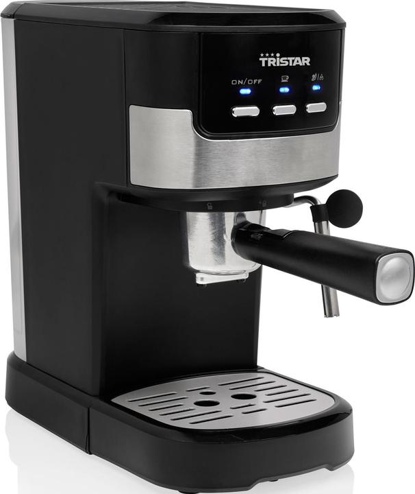 Produktbild Tristar CM-2278 Espressomaschine mit Siebträger Schwarz, Edelstahl 1100W (EU-Stecker)
