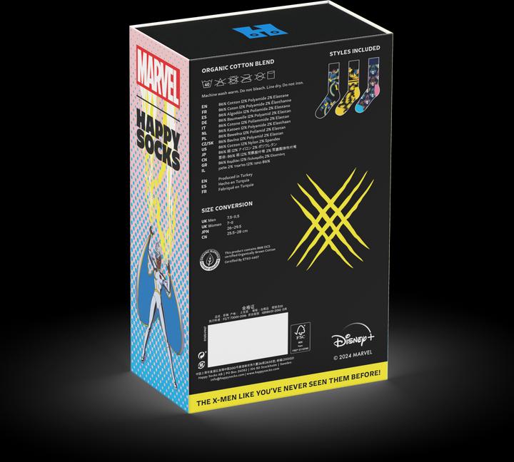 Image du produit Happy Socks Set cadeau Marvel 3-Pack (Lot de 3, 41 - 46)