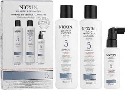 Actual product image Nioxin Starter Set 5, 2x/1x50ml (350 ml, Liquid shampoo)