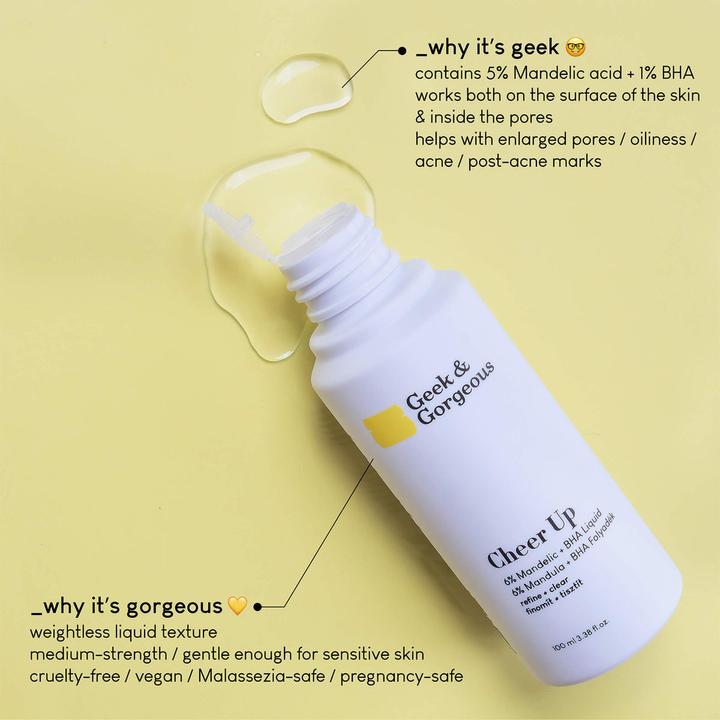 Actual product image Geek & Gorgeous Cheer up (Exfoliation, 100 ml)