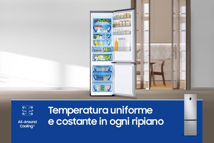 Actual product image Samsung RB38C774DSA No Frost EcoFlex Combined Refrigerator (390 l)