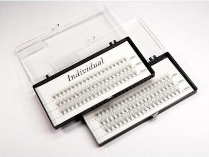 Actual product image Individual Kępki rzęs 30D 0.07 C Mix 8-10-12mm (Artificial eyelashes)