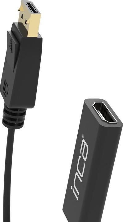 Actual product image Inca Adapter DisplayPort IDPH-07 1.4 > HDMI, 4K, 0.2m retail (20 cm)