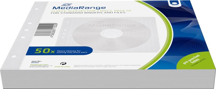 Produktbild MediaRange Vliestaschen für 2 Discs, für Ordner und Mappen