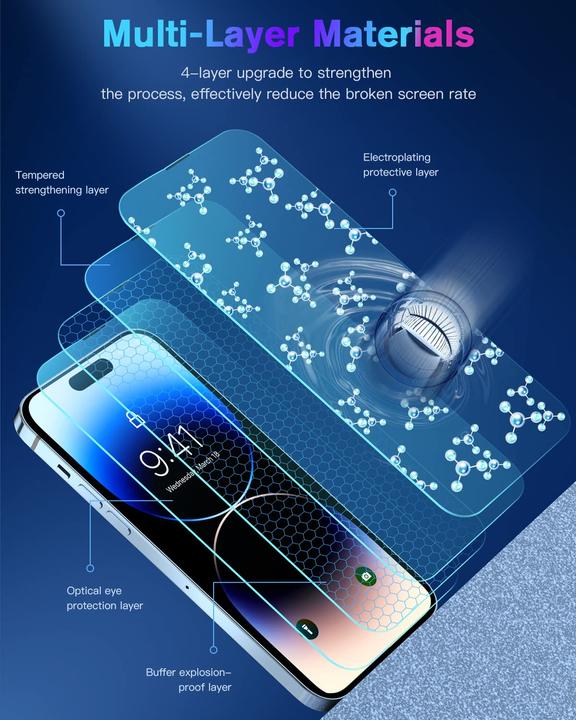 Image du produit PhoneLook Vitre de protection intégrale avec système de montage automatique anti-bulles et anti-poussière 3D (1 pièce(s), Realme 12 Pro+, Apple iPhone 12)