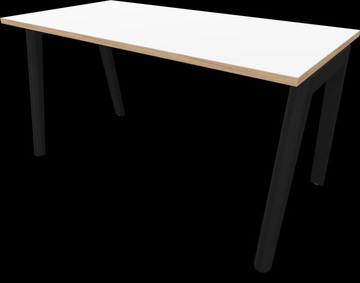 Holz | Esche gebeizt schwarz, Weiss