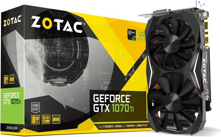 Image du produit Zotac GeForce GTX 1070 Ti Mini (8 Go)