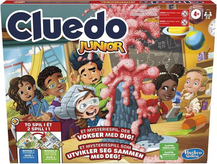 Produktbild Hasbro Cluedo Junior 2 Games in 1 (DK/NO) (Deutsch)