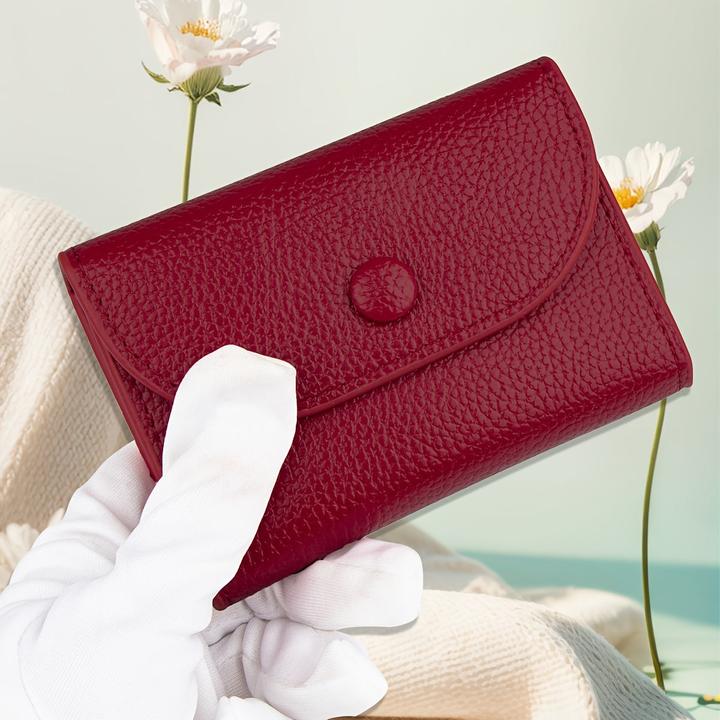Actual product image Only-Bags.Store Minimalistische Münzgeldbörse, grosse Kapazität Reissverschluss Münzbeutel mit Rand Farbe, tragbare