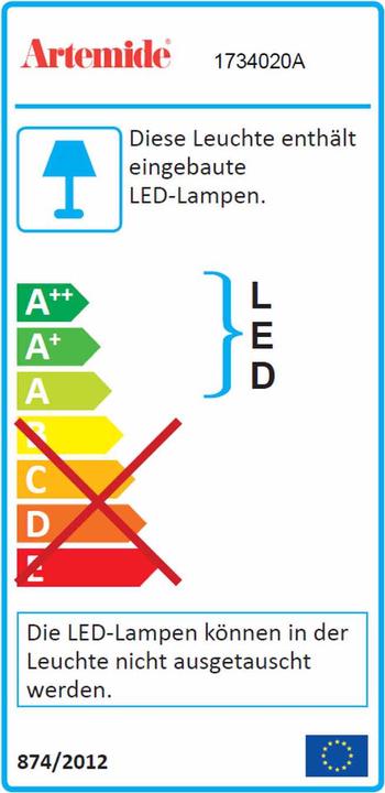 Energie-Label Artemide Demetra Tavolo Led Tischleuchte (385 lm)