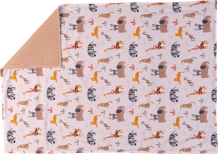 Produktbild Ullenboom Kuscheldecke Waffelpiqué Sand Savanne 70 x 100 cm (70 x 100 cm)