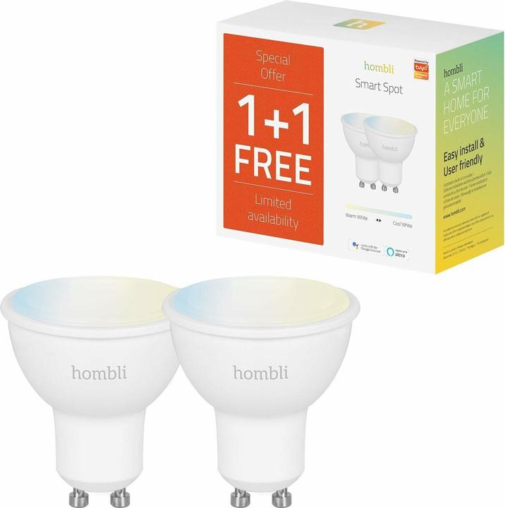 Produktbild Hombli Smart Spot (GU10, 4.50 W, 350 lm, 2 x, F)