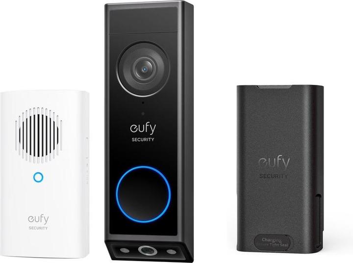 Actual product image eufy E340 2K Wireless video doorbell including chime + extra battery - discount bundle