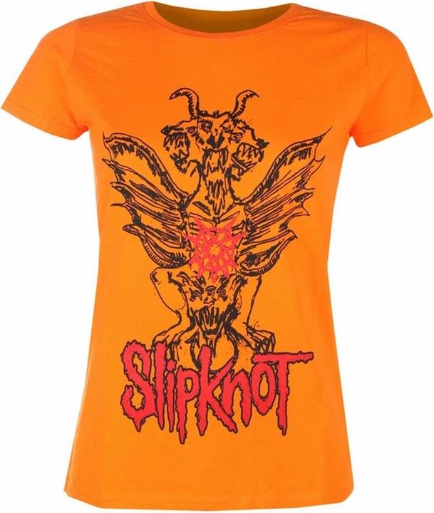 Slipknot Womens/Ladies Winged Devil Cotton T-Shirt