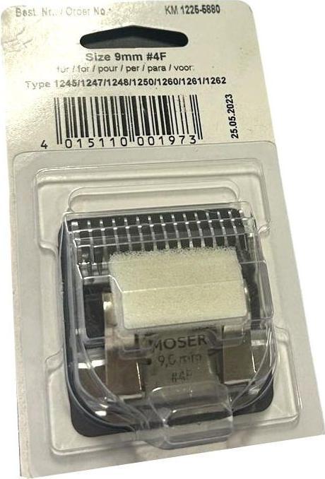 Actual product image Moser Clipper replacement shearing head 9 mm for max45 (Type 1245) (Cat, Dog)
