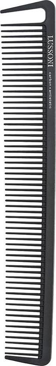 Tools for Beauty T4B Lussoni Cutting Comb Carbon Hair Cutting Comb for All Hair Types with Antistatic and Negative Io