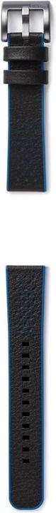 Strap Studio Hybrid Sport Strap Blue (20 mm, Kautschuk, Leder)