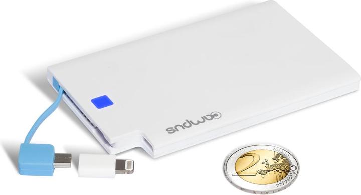Produktbild NoName Batterie USB portable Campus 2600 mAh + connecteur Apple Lightning (2600 mAh, 9.62 Wh)