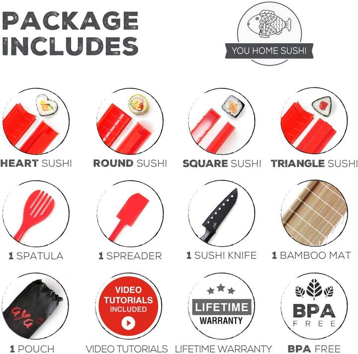 Actual product image aya Sushi Maker Kit