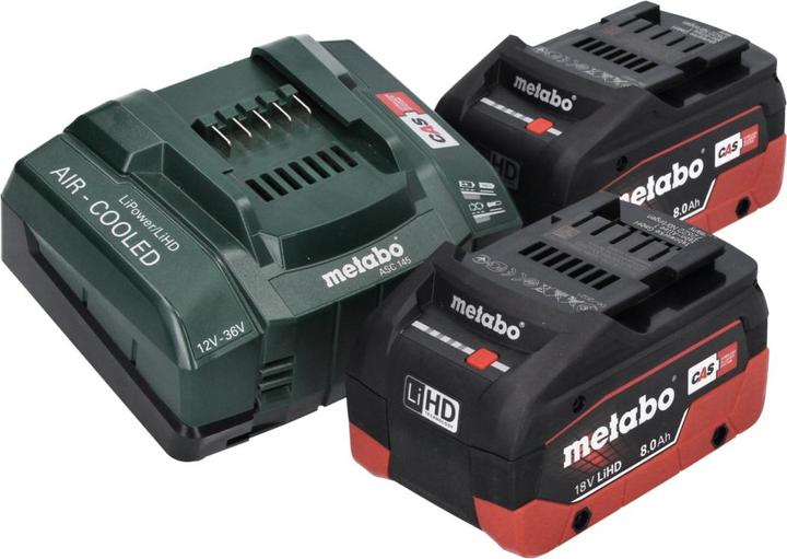 Produktbild Prebena VITAS 100-AKKU Kompressor 18 V 5 l 8 bar CAS Brushless + 2x Akku 8,0 Ah + Ladegerät (8 Bar, 5 l)