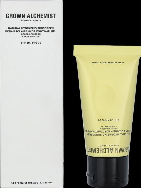 Produktbild Grown Alchemist Natural Hydrating Sunscreen Natürlicher Sonnenschutz SPF 30 (Sonnencreme Gesicht, SPF 30, 50 ml)