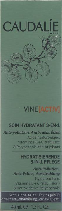 Produktbild Caudalie VINEACTIV - Hydratisierende 3- in 1 Pflege - Sonn Hydratant 3 en 1 (40 ml, Tagescreme)