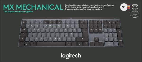 Actual product image Logitech MX Mechanical (DE, Wireless)