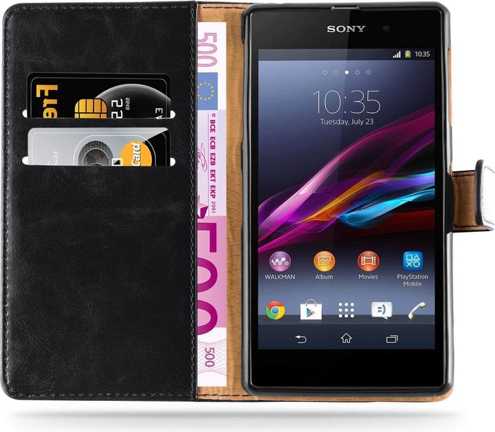 Actual product image Cadorabo Case Luxury Book (Sony Xperia Z)