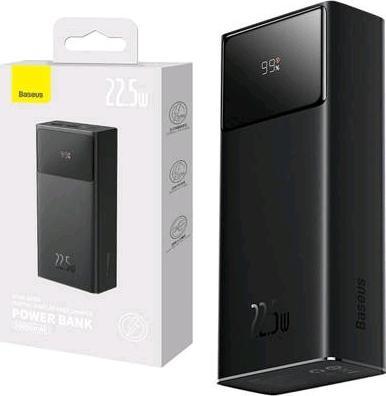 Actual product image Baseus Powerbank Star-Lord 30000mAh, USB, USB-C, 22.5W (black) (20000 mAh, 22.50 W, 22.50 Wh)