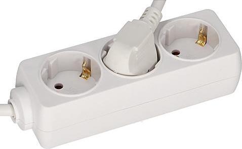 Produktbild Eltric 3-fach Steckdosenleiste weiss 1,5m (3 x)