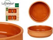Produktbild La Dehesa Satz 4 Steingut-Töpfe 16 cm braun (16 cm)