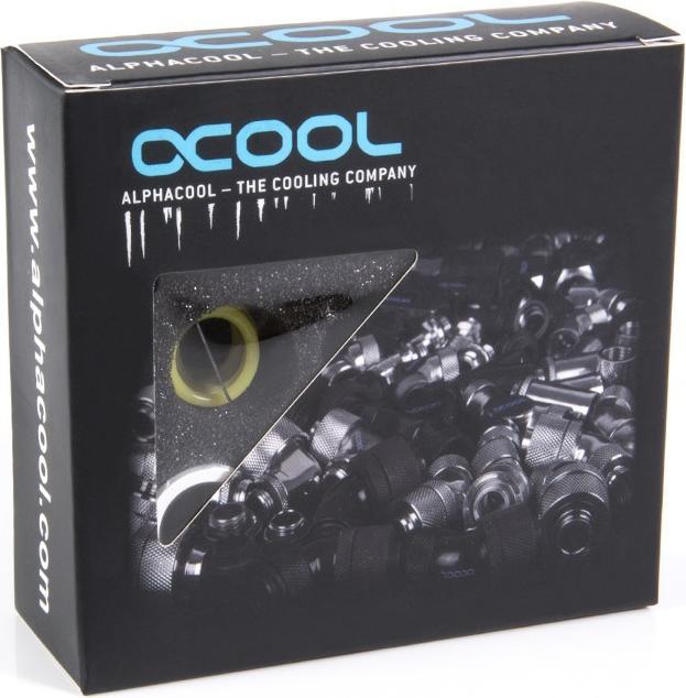 Actual product image Alphacool Icicle PRO Connection 13mm HardTube Fitting G1/4, 6-Pack