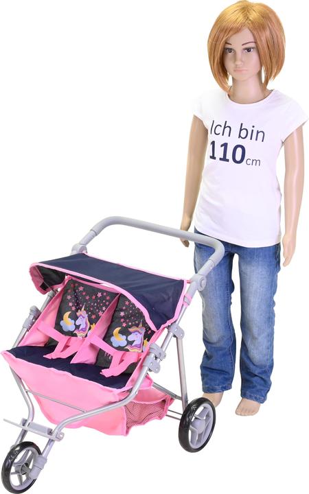 Image du produit Knorrtoys Zwillingspuppenwagen Duo - "Magic Unicorn"