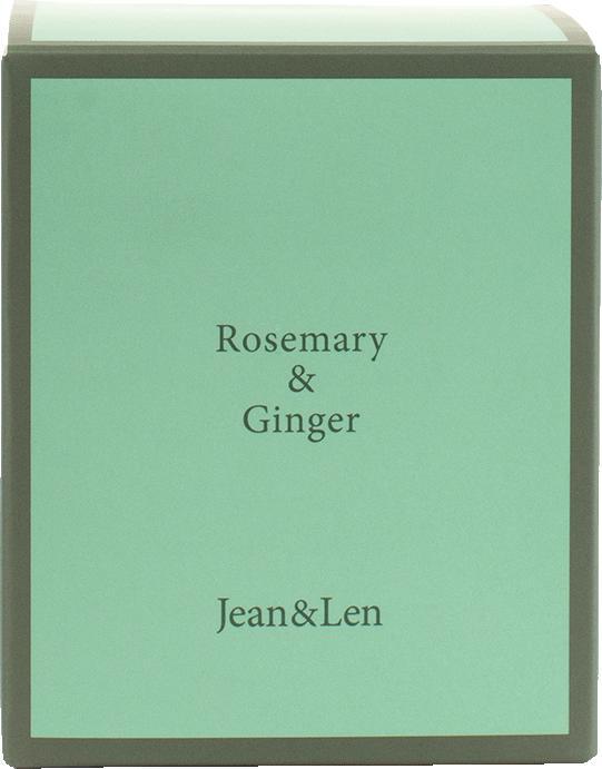 Actual product image Jean & Len Scented Candle Rosemary & Ginger 230 g