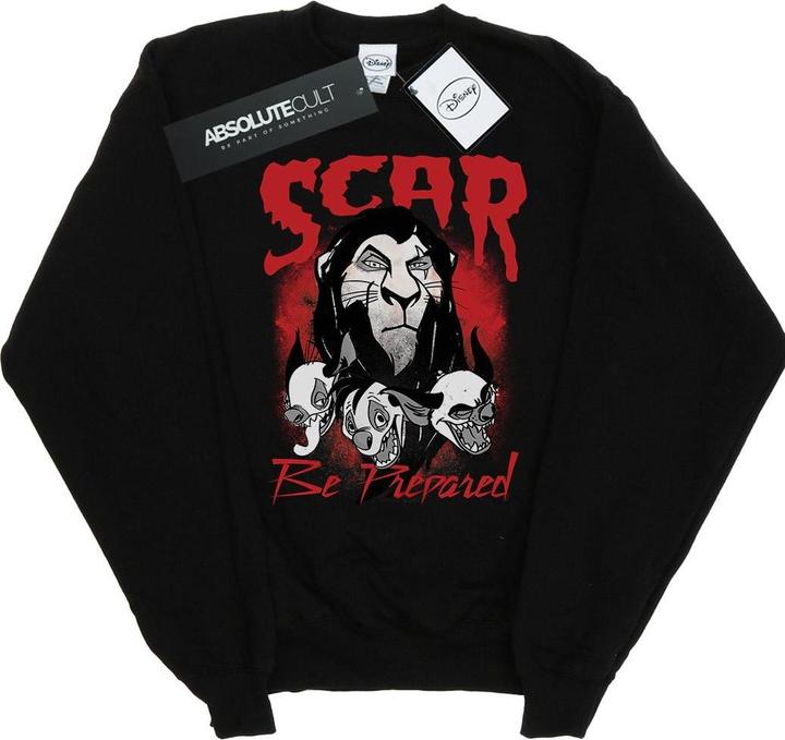 Disney The Lion King Scar Be Prepared Sweatshirt Mädchen
