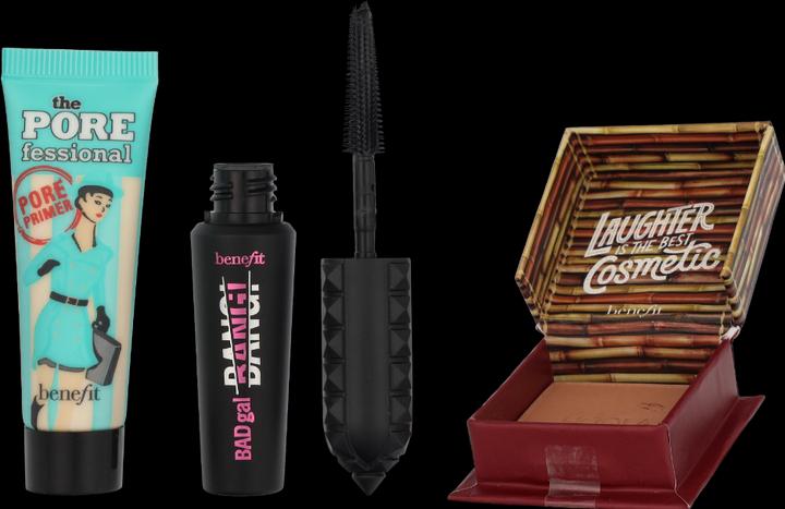 Immagine prodotto BeneFit Cosmetics Benefit Icons 3-Piece Miniature Set 0,25 Oz Primer + 0,14 Oz Badgal (Set trucco)