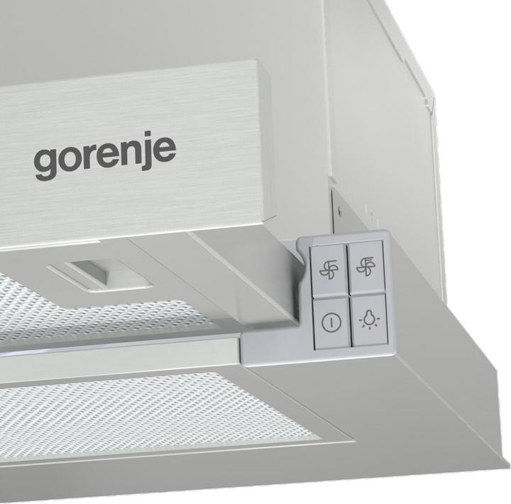 Produktbild Gorenje TH62E3X Dunstabzugshaube Eingebaut Edelstahl ³/h C (Flachschirmhaube)