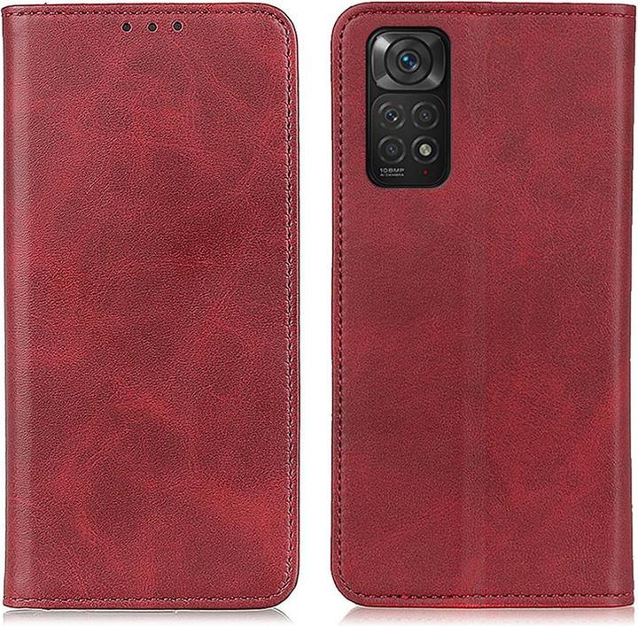 Produktbild Cover-Discount Xiaomi Redmi Note 11 - Stand Flip Case Hülle weinrot (Xiaomi Redmi Note 11)